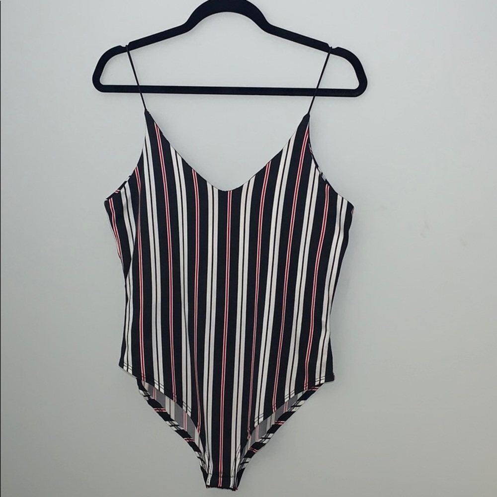 Stripped Bodysuit